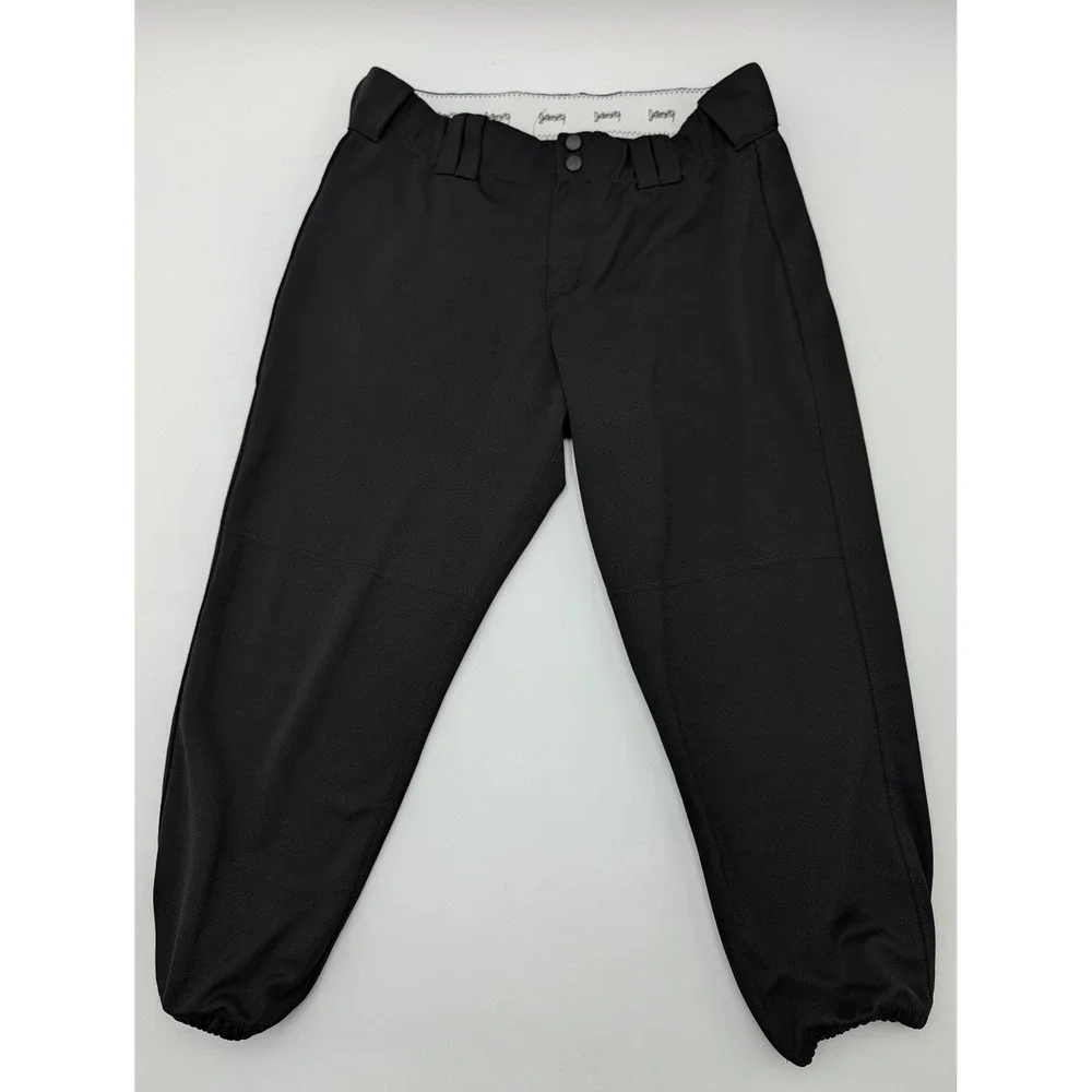 Intensity Athletics Black Polyester Baseball Softball Pants Youth Large